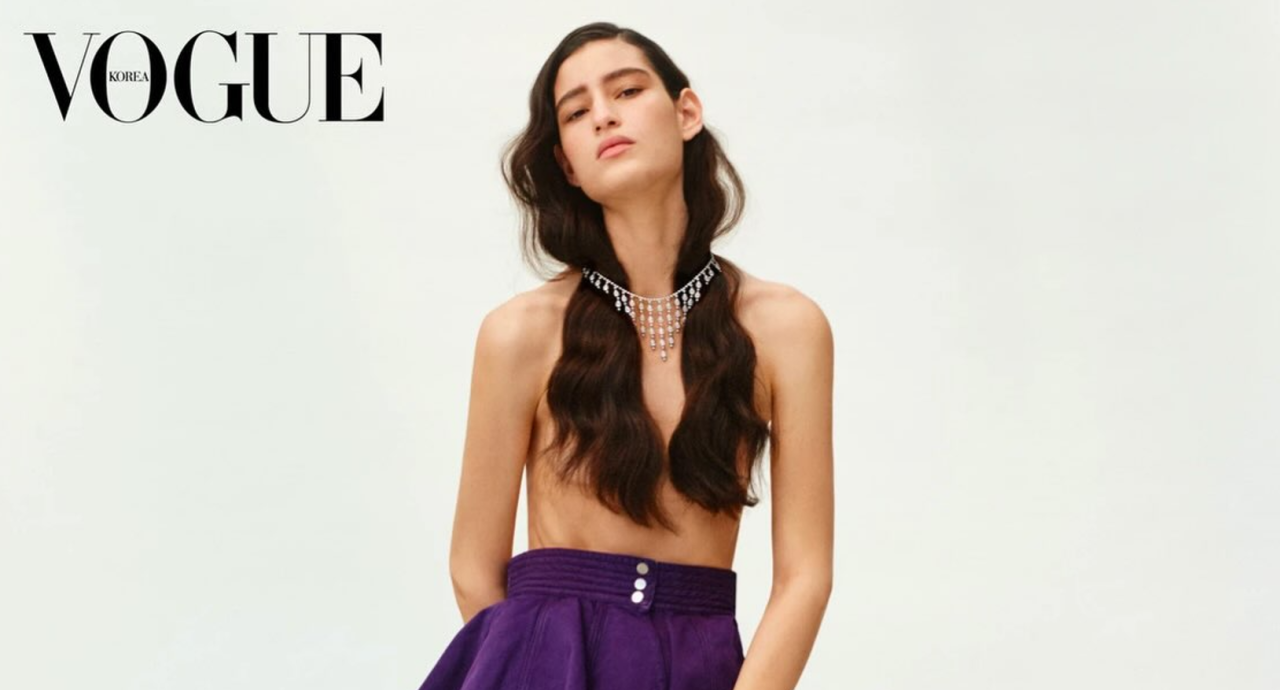 Luiza Perote é capa da Vogue Korea e celebra os 30 anos da revista em edição histórica